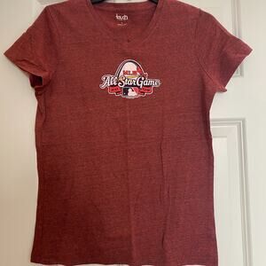 Touch brand. Official MLB All-Star Game 2009 Lady’s baby doll T-shirt.